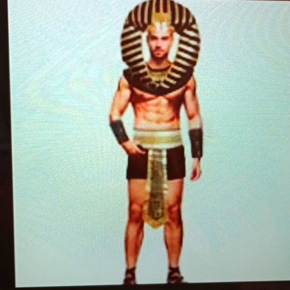 HCCode5-  4/pc Men's Ancient Pharaoh Costume